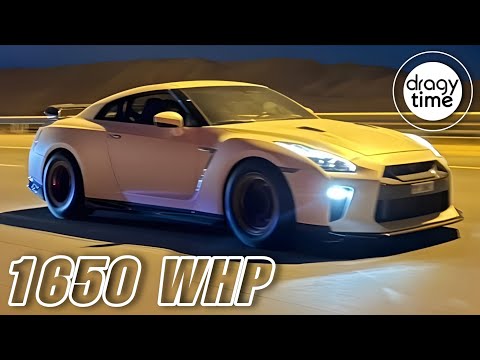 1650 WHP Nissan GT-R R35 | Extreme fast acceleration from 100-200 200-300 Km/h & 60-130 100-200 mph 