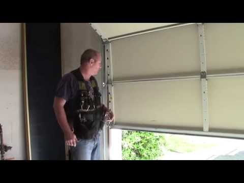 Garage door cable came off