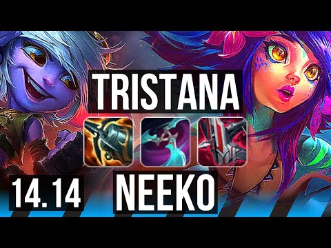 TRISTANA vs NEEKO (MID) | 65% winrate, 9/2/6, Dominating | EUW Master | 14.14