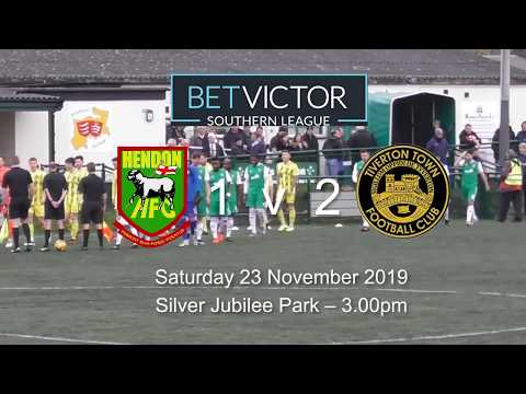 Hendon 1 Tiverton Town 2 HIGHLIGHTS 23 Nov 2019