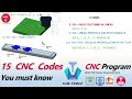 CNC CODES EXPLAINED 15 G M CODES YOU MUST KNOW CNC Programming Tutorials VMC 2