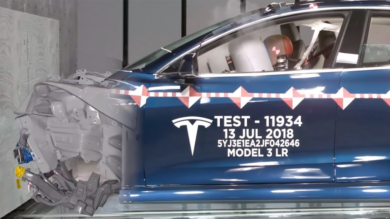 Tesla Shows Off The High Speed Crash Tests Performed In Its Lab