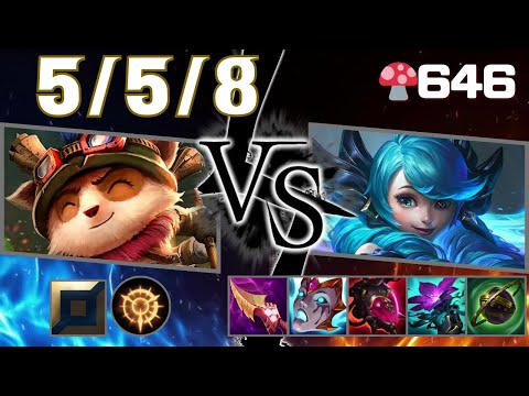 🍄646【GrandMaster/KR】TOP Teemo vs Gwen【SN:너구리독#KR1】【Patch25.6】#leagueoflegends #teemo