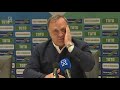 Dick Advocaat: 'Gelukkig valt de wedstrijd onze kant op'