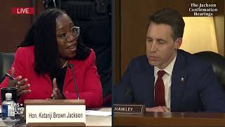 WATCH: Sen. Josh Hawley questions Jackson in Supreme Court confirmation hearings