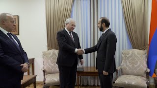 Foreign Minister of Armenia Ararat Mirzoyan received Igor Khovaev