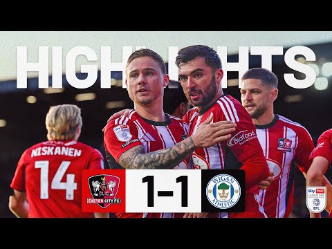 HIGHLIGHTS: Exeter City 1 Wigan Athletic 1 (8/11/25) EFL Sky Bet League One