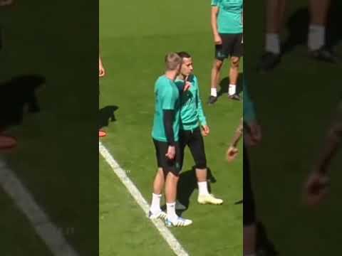 Sergio Ramos Being A Father During Training