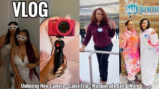 VLOG | Unboxing New Camera + Cabin Trip + Masquerade Ball + Postpartum Hair Loss Remedy & More