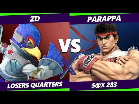 Smash Ultimate Tournament - ZD (Falco) Vs. Parappa (Ryu) S@X 283 SSBU Losers Quarters