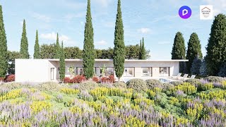 Maison Moderne vue lac / Animation 3D / D5RENDER PRO