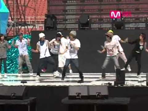 080828  Yesung, Leeteuk, Eunhyuk - Run To You Rehearsal