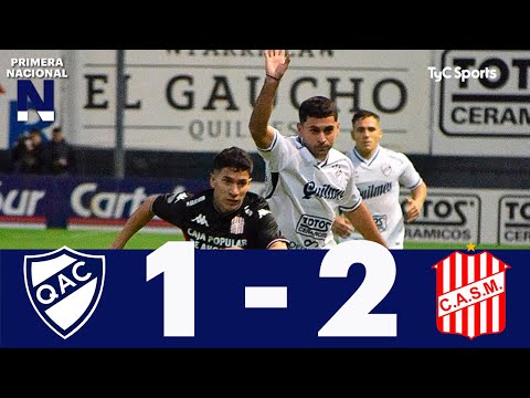 Quilmes 1-2 San Martín (T) | Primera Nacional | Fecha 16 (Zona A)