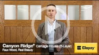 Clopay Canyon Ridge — Carriage House & Wood-Look Doors