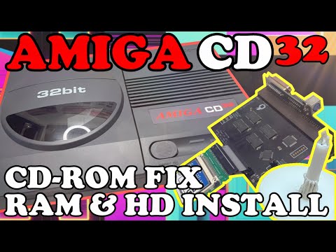 1993 Commodore Amiga CD32 Review, CD-ROM Fix, 3D Printing & Modern Mods