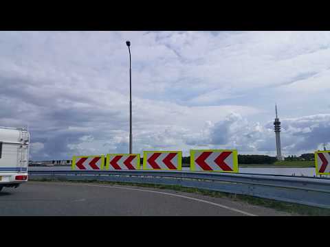 Dashcam Beelden Lelystad》Enkhuizen Via: Houtribdijk/Markerwaarddijk. (Laatste Week Wegnummer N302).