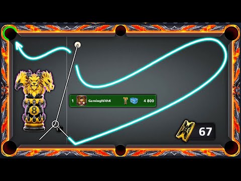 8 Ball Pool - Crazy Trick SHOT in Legendary Beasts Showdown & 4800 Points TOP CUP - GamingWithK