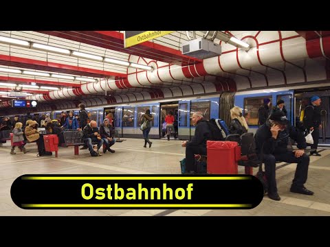 U-Bahn Station Ostbahnhof - Munich 🇩🇪 - Walkthrough 🚶