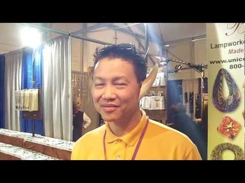 Tucson Gem Show, Doug da Unicorne Glass Beads