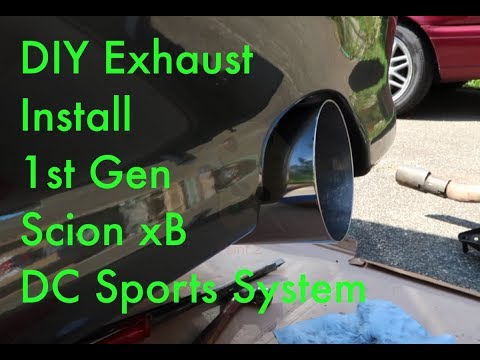 Scion xB DIY Axle back DC Sports Exhaust Install