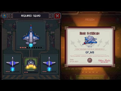 KF-X BASIC Certificate Level - 1945 Airforce Gameplay