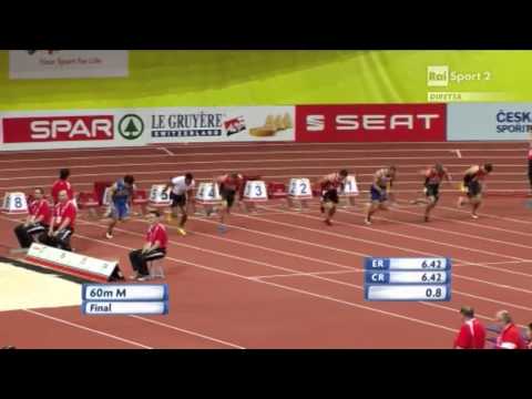 Campionati Europei Indoor Praga 2015 - Finale 60m Uomini - Michael Tumi