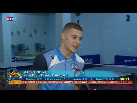 Stonoteniser Dario Pejić iz Banjaluke u jednom danu osvojio tri zlatne medalje (BN TV 2023) HD