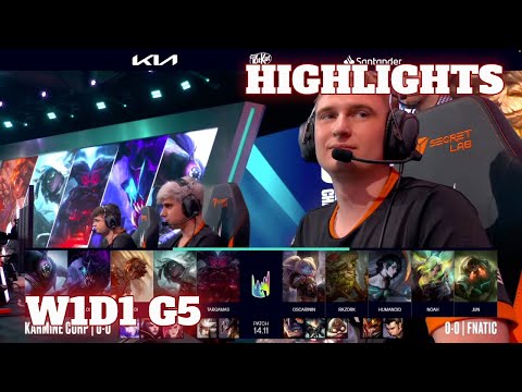 KC vs FNC - Highlights | Week 1 Day 1 LEC Summer 2024 | Karmine Corp vs Fnatic W1D1