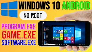 How to Install Windows EXE on Android without ROOT | Run Windows(.exe) in Android for FREE (2022)