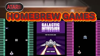 Galactic Intrusion - New Atari 2600 Game 2025