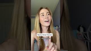 Only 1 Friend ☝️😅 Funny Tik Tok Girls Kaylin #Shorts #HotTikTok