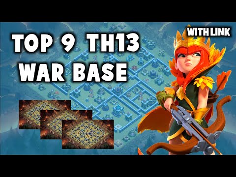 Top 9 Th13 War Base with Link | ATN ATTAX vs Inquisition Bases & Eleven Original vs Inquisition