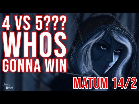 Matumbaman Drow Ranger 4 vs 5. Comeback or Throw?