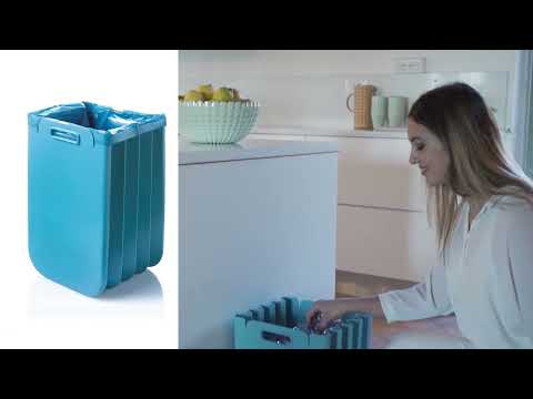 Guzzini Recycled Plastic Collapsible Storage Bin