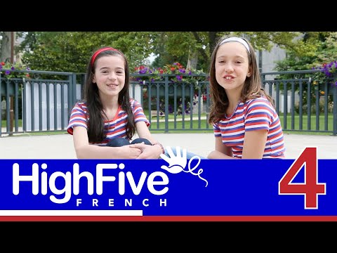 French for kids: talking about your age - High Five French Sample