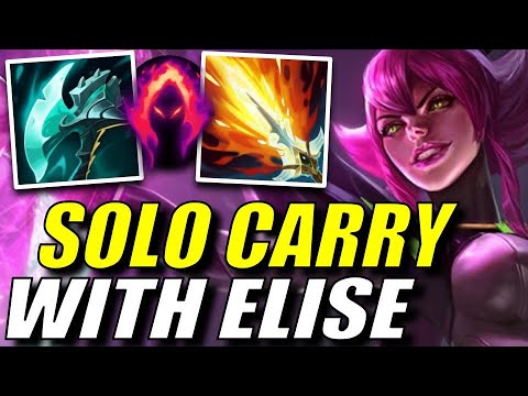 How an Elise Pro ACTUALLY Solo Carries a Game! Why YOU Should Learn Elise Jungle!