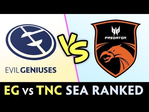 EG vs TNC in SEA Ranked — Arteezy + Ramzes vs TOP-1 Armel + Tims