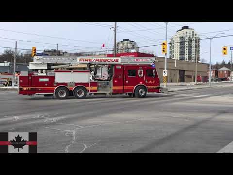 Guelph Fire C1, A1 Responding