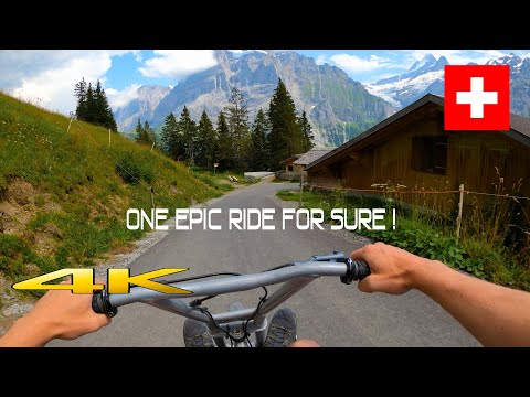 Mountain Carts Grindelwald First Switzerland 4K 60p 🇨🇭
