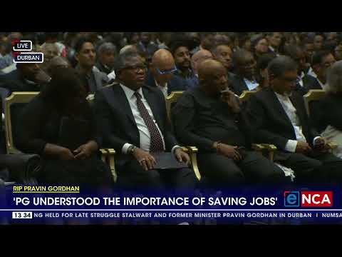 Former Chief Justice Raymond Zondo pays tribute to late Pravin Gordhan