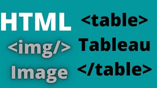 #5 HTML: tableau, images pour les débutants. Licence 1 CURI UCAD
