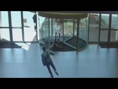 Stupid People Walking into Glass