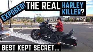 The REAL Harley Killer? Honda Goldwing F6B Review, Ride, Impressions, Walk Around, 0-60 mph!