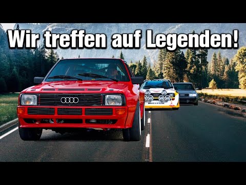 Audi Sport Quattro - Straßenauto und Rallyeversion vereint.