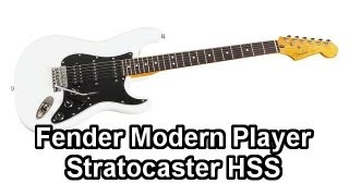 Video thumbnail for 2012 Fender Modern Player Stratocaster HSS by rmenga
