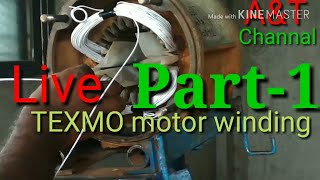 Live TEXMO Submersible motor winding panpudi part-