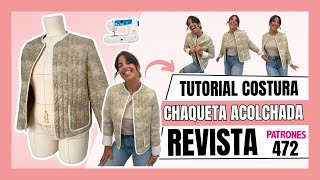 Chaqueta acolchada — Revista Patrones nº472