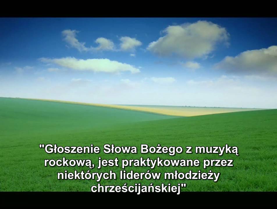 Pseudo-chrześcijańska, anty-CHRYSTUSOWA muzyka w wielu Kościołach