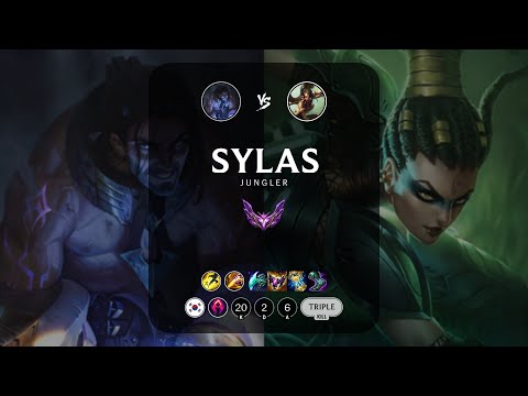 Sylas Jungle vs Nidalee - KR Master Patch 13.5
