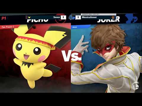 PURE Smash 9  SSBU Winners Finals - Senor (Pichu) vs Mexicutioner (Joker)